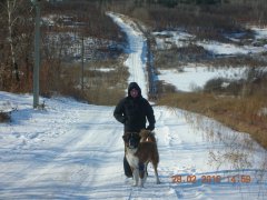 на прогулке за городом